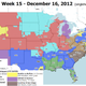 Illustration for article titled Which TV Market Is Getting Screwed This Sunday? An Analysis Of Week 15 NFL Viewing Maps